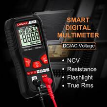 Multifunctional Digital Multimeter, Portable Design With Voltage, Capacitance, Resistance Measurement, Live Wire Identification, Continuity And Diode Test, Non-Contact Voltage Detection, Multi-Function Tester With Data Hold And Backlight, Suitable For Industrial And Household Use - 彩色 - 查看 3