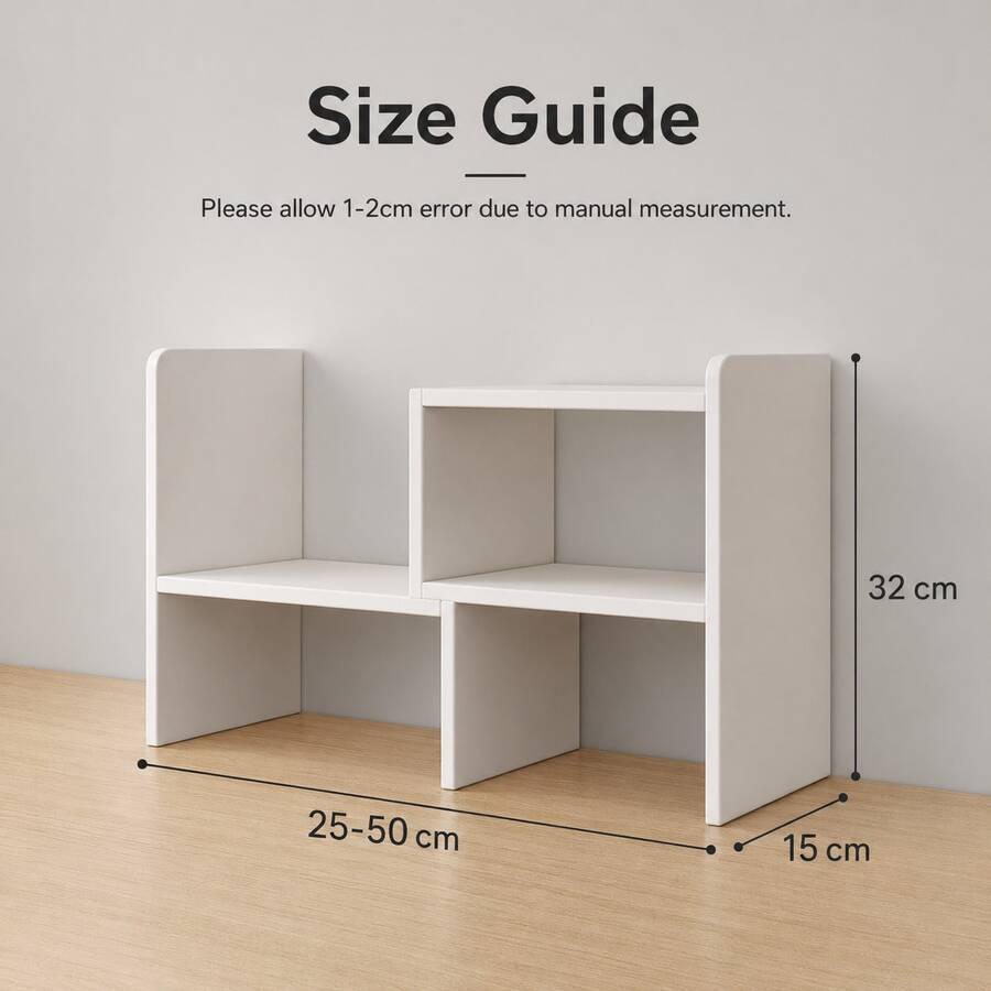 Desktop Bookshelf, Tabletop Storage Rack, Office Desk Organizer, Dorm Essentials, Multi-Layer Shelf - Sets - View 1