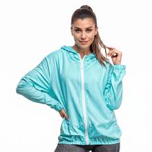 Women's Semi-Lined Sports Windbreaker Jacket, Water Repellent, Durable - 藍晶 - 查看 3