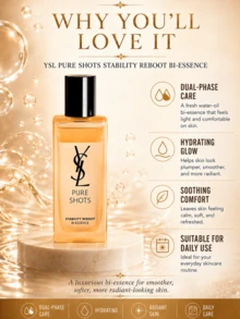 YSL Saint Laurent Night Queen Playful Water，150ml 正裝/30ml 中號/10ml 試用裝，快速吸收，輕盈不油膩，日常護膚必備 - YSL聖羅蘭夜皇后調皮水 - 查看 8