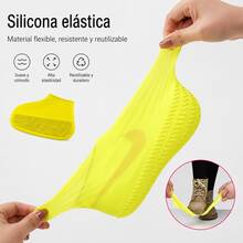 Silicone Shoe Protector Size L, Waterproof, Elastic And Portable - Rose Red - View 2