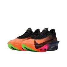 Nike Alphafly 3 Classic Comfort Carbon Fiber Plate Breathable Lightweight Casual Sports Marathon Running Shoes Men's Orange And Black - IO9573-800 - 查看 3