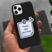 1pc/3pcs Minimalist Cartoon Memo Style Healing Stickers Trust The Universe Believe In The Universe Planner Decoration Stickers - Waterproof Vinyl Stickers - Durable Matte Surface, Self-Adhesive Bumper Stickers, Suitable For Cars, Windows, Laptops, Trucks, Water Bottles - Multi-Functional Durable Design, Car Stickers - one-size - View 5