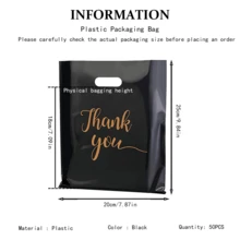 10/50/100 Bolsas de regalo, 3 tamaños (30 x 20 cm, 25 x 20 cm, 20 x 15 cm), bolsas de plástico pequeñas con asas, bolsas de regalo de agradecimiento, bolsas a granel para fiestas - Multicolor - Ver 30