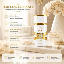 Lattafa Yara White EDP 30ML Parfum pour femmes Longue tenue Floral Vanille Musc Fragrance - Doux - Voir 4