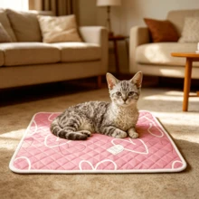 Extra Large Cooling Dog/Cat Bed, Breathable And Moisture-Wicking, Washable Non-Slip Bottom Design To Ensure Pets Enjoy Coolness And Comfort In Summer. Offered In 5 Sizes Suitable For Small, Medium And Large Dogs/Cats, Applicable For All Seasons, And Durable, A Globally Best-Selling Cooling Pet Product For Summer, Spring, Autumn And Winter To Keep Cool And Warm. - Multicolor - View 5