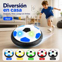 Floating Soccer Ball With LED Light And Music, Interactive Electric Toy For Children, Practical And Fun For Indoor Use - Blue - View 6