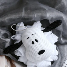 SNOOPY 1pc Super Cute Fluffy Puppy Bath Ball, Perfect Small Gift For Fans, Family And Friends, Practical Daily Use - Multicolor - View 2