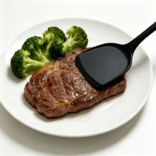 Spatule en silicone pour crêpes, compatible avec les poêles anti-adhésives, résistante à la chaleur, ne se décolore pas, anti-brûlure, avec trou de suspension, options multicolores - Multicolore - Voir 9