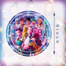 51pcs K-POP Girl Group Theme Party Back To School Costume Set, Suitable For 10 People, Disposable Birthday Party Tableware Including Plates, Cups And Napkins. Holiday Decoration Supplies, Suitable For Camping, Picnic, Backyard BBQ And Party Decoration, Also Ideal Decoration For Halloween, Christmas And Party, And A Great Surprise Gift For Fans. - Multicolor - View 10