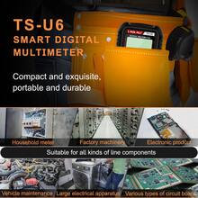 Multifunctional Digital Multimeter, Portable Design With Voltage, Capacitance, Resistance Measurement, Live Wire Identification, Continuity And Diode Test, Non-Contact Voltage Detection, Multi-Function Tester With Data Hold And Backlight, Suitable For Industrial And Household Use - 彩色 - 查看 6