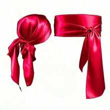 1-3pcs Christmas New Satin Chiffon Fabric Pirate Headscarf Belt Felt Skull Eye Mask Fun Cosplay Medieval Renaissance Pirate Costume Plus Pirate Mask Valentine's Day Masquerade Party Magic Costume Props New Party Costume - Multicolor - View 2