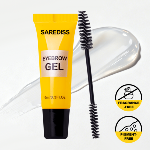 Gel de cejas de larga duración de 24 horas: Efecto de elevación extrema - Gel de cejas resistente al agua y al sudor, de secado rápido, transparente, con sujeción fuerte todo el día, aspecto natural, vegano, no pegajoso (Transparente)