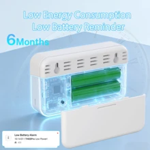 Termómetro y higrómetro inteligente WiFi, adecuado para el hogar inteligente, compatible con Tuya SmartLife y Alexa - Ver 6