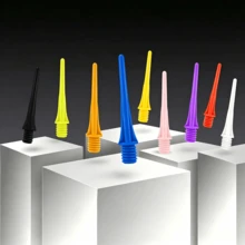 HUANQU Professional Soft Tip Darts, Multiple Colors And Sizes Available, 2BA Universal Thread, Suitable For Soft Tip Darts, High-Quality Soft Darts Tips, Impact-Resistant And Durable For Precise Flight, Suitable For Beginners And Professional Players, Competition And Practice Use, Darts Accessories, Birthday, Easter, Ramadan, Father's Day Gift - Multicolor - View 2
