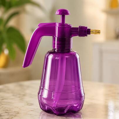 Pulverizador de Pressão 1,6 Litros Borrifador Garrafa Spray Gatilho Jardim Limpeza Resistente Barato Sortido Colorido