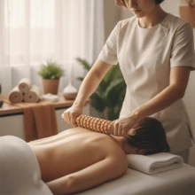 1pc/6pcs/7pcs Wooden Massage Tool Set, Suitable For School, Travel, Travel Essentials, Home Essentials, Designed For Body Relaxation, Including Shoulder, Neck, Abdomen, Leg And Back Areas, Great For Relaxation After Exercise Or Daily Activities, Reusable Manual - Nude - View 5