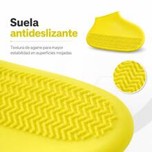 Silicone Shoe Protector Size L, Waterproof, Elastic And Portable - Rose Red - View 10