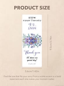Custom Tic Tac Stickers Flower Labels For Tic Tac Containers Personalized Mint Candy Wedding Favors Floral Bridal Shower Party Favor Stickers Graduation Decorations Graduation Gift Custom Wedding Labels Birthday Gifts Holographic, Personalized Gift - New1 - View 3