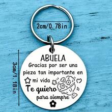 1pc Godmother Keychain Gift For Grandson, Fairy Godmother Design For Men - Steel - View 12