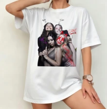 Unisex White T-Shirt With Euphoria Character Print, Casual Short-Sleeved Shirt For Series Fans - White - View 9