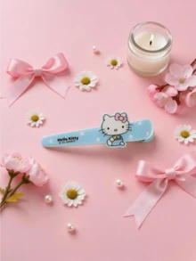 Miniso 1个树脂发夹 - 光滑、轻巧、耐用且结实，方便日常佩戴、参加派对和送礼。多功能，可用作发夹、发卡、刘海夹和侧夹，适合女性和成人使用。 - 樣式1 - 查看 5