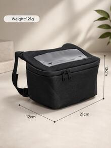 Motorcycle And Electric Dashboard Bag With Touch Screen Navigation, Durable Motorcycle Storage Bags, Outdoor Storage For Phone, Keys, Motorcycle Essentials - Secure Handlebar Mount For Riding Safety, Stylish & Sturdy Design - A - View 13