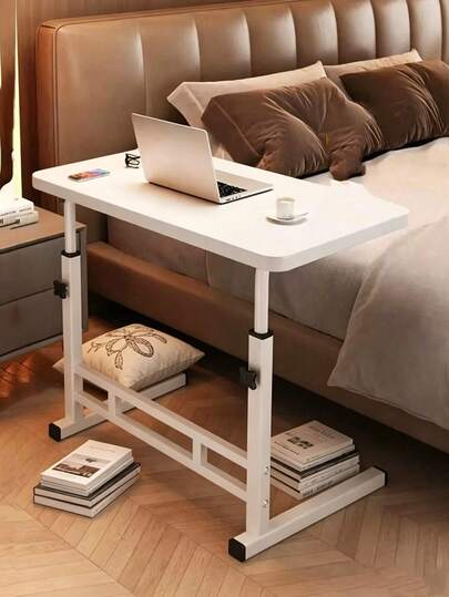 Bedside Table, Movable, Simple Small Table, Bedroom Use, Student Desk, Easy Lift, Dormitory, Lazy Computer Desk, Without Wheel