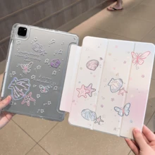 Suitable For Redmi Pad2 Protective Case,Magnetic Snap Fit, High Transparency Acrylic Back Cover With Pen Slot, Intelligent Sleep Wake Function, Pad SE 11 Inch (2023 Version) Tablet Protective Case,Compatible With MatePad SE 11 Inches, Case,Suitable For IPad 11th Generation Tablet Protective Case, A16case,Compatible With IPad 10th Generation Tablet Case, Compatible With IPad Air11 - Black - View 2