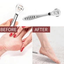 Stainless Steel Foot File With 10 Replacement Blades, Foot Exfoliating And Shaving Tool Set, Foot Cleaning Tool And Foot Trimmer Set, Exfoliating And Calluses - Multicolor - View 4