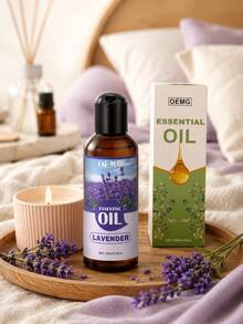 Minyak Esensial Lavender 100ml, Aroma Lavender Manis dan Tahan Lama, Cocok untuk Diffuser Mobil, Penggunaan di Rumah atau Luar Ruangan, Kompatibel dengan Humidifier, Diffuser Aroma, Stik Diffuser Rattan, Hadiah Aromaterapi - Minyak esensial lavender - View 7