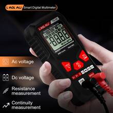 Multifunctional Digital Multimeter, Portable Design With Voltage, Capacitance, Resistance Measurement, Live Wire Identification, Continuity And Diode Test, Non-Contact Voltage Detection, Multi-Function Tester With Data Hold And Backlight, Suitable For Industrial And Household Use - 彩色 - 查看 2