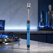 USB Rechargeable Flameless Lighter, Durable Material, Ideal For Home And Outdoor Use - View 5
