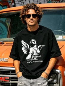 Men T-Shirts - Black - View 4