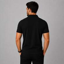 Men's Trucker Polo Shirt With Polo Collar - Negro - Ver 2