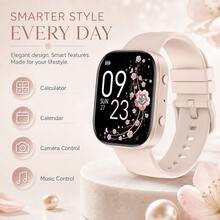 SENBONO Smart Watch For Men & Women With Wireless Calling, Heart Rate & SpO2 Monitor, Multi-Sport Modes, Music & Camera Control, Calculator, DIY Watch Face Smartwatch Compatible With Android & IOS - View 7