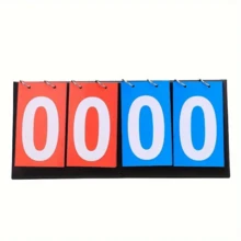 1pc Multi-Digit Multi-Function Scoreboard, Table Tennis Scoreboard, Basketball Scoreboard, Portable Durable And Referee Scoreboard, Suitable For Referees, Coaches, Games, Sports, Basketball Accessories, Soccer Accessories - Multicolor - View 5