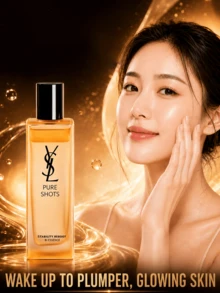 YSL Saint Laurent Night Queen Playful Water，150ml 正裝/30ml 中號/10ml 試用裝，快速吸收，輕盈不油膩，日常護膚必備 - YSL聖羅蘭夜皇后調皮水 - 查看 3