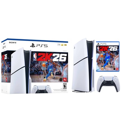 PlayStation 5 Console  2K26 Bundle, 4K HDR Gaming Console With DualSense Controller