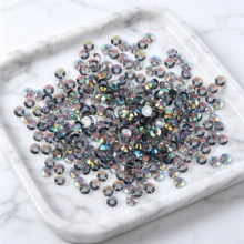 2-6mm Resin Flat-Bottom Rhinestones, Iridescent Transparent, Suitable For Nail Art, Phone Case DIY Crafts - SS20 5mm 1510Pcs - View 23