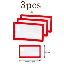 3X Magnifying Glass, Portable Handheld Magnifier, Card Size Magnifier, Bookmark/Card/Business Card Magnifier, Pocket Magnifier - All Kinds - View 11