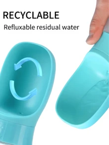 Innovative Portable Dog Water Bottle With O Shaped Drinking Cup And Lanyard Space Saving Pet Water Dispenser For Trainers And  Durable Travel Puppy Dog Cat Drink Bowl Dispenser Pet Supplies Dog Accessories Travel Essential Accessories - Multicolor - View 5