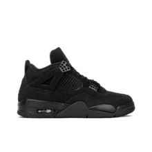 Nike Jordan Air Jordan 4 Black Cat Suede Mid-Top Retro Basketball Shoes Men's Black 2020 Edition - CU1110-010 - Xem 1