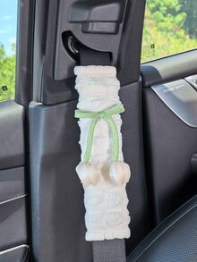 鬱金香花紋汽車安全帶肩墊，創意汽車安全帶保護套，適用於四季，女性汽車配件 - 鬱金香 - 查看 18