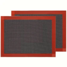 2/4PCS Heat Resistant Silicone Baking Mat, Breathable Mesh Non-Stick Oven Liner, Reusable Baking Sheet Pad, Macaron Cookie Pizza Bread Baking Mat, Home Baking Tool, Heat Resistant Easy Clean, Even Heating Ventilation, Fits Oven Tray, DIY Cookie Pastry Cake Making, Kitchen Baking Dedicated Silicone Mat, Replace Parchment Paper, Material, Essential Baking Accessory For Baking Enthusiasts - Multicolor - View 13