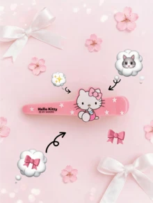 Miniso 1个树脂发夹 - 光滑、轻巧、耐用且结实，方便日常佩戴、参加派对和送礼。多功能，可用作发夹、发卡、刘海夹和侧夹，适合女性和成人使用。 - style2 - 查看 4