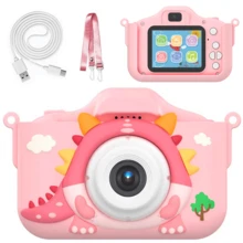 Kids Camera, Dual Camera, 1080P HD, 48 Megapixels, With Video Function, Five Games, Multiple Filters Available, Kids Birthday Gift - 彩色 - 查看 7