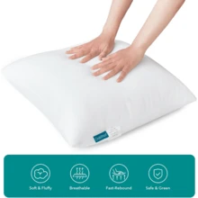 Pillow Inserts - Soft, Plush & Decorative Down Alternative Pillows For Couch Sofa Bed, Machine Washable - White, Pack Of 4 - 18x18 英吋(45x45公分) - 查看 16
