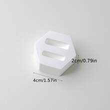 Juego de almacenamiento de joyas minimalista blanco - Soportes de exhibición con forma de concha y geométricos con bandeja ovalada, organizador de tocador multifuncional para guardar anillos, aretes, collares, pulseras - Multicolor - Ver 23