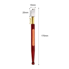 Single Diamond Glass Cutter Sharp Knife Glass Diamond Cutting Tool Portable - A - View 2